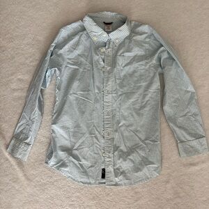 Gymboree Light Blue Plaid Button Down Shirt